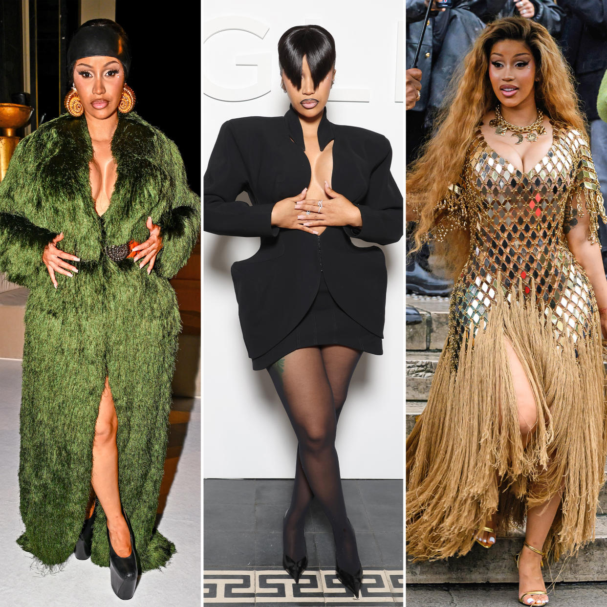 All Of Cardi Bs Outfits From Paris Fashion Week: Check Them Out Now