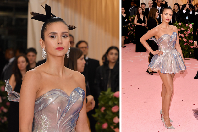 nina dobrev glass dress is so amazing and see her best red carpet looks
