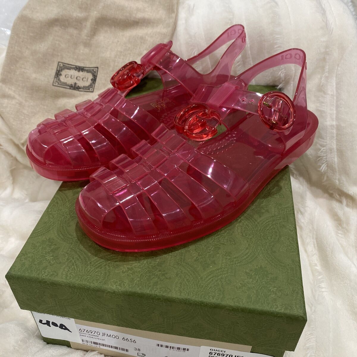 gucci jelly shoes price-how much do they really cost