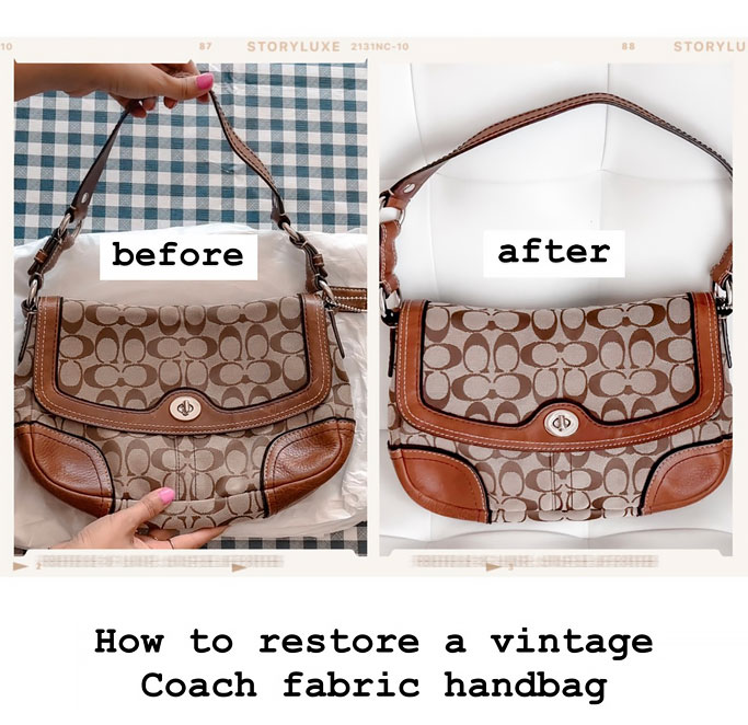 Spilled Something on Your Coach Bag Canvas? Learn How to Clean It Quickly.