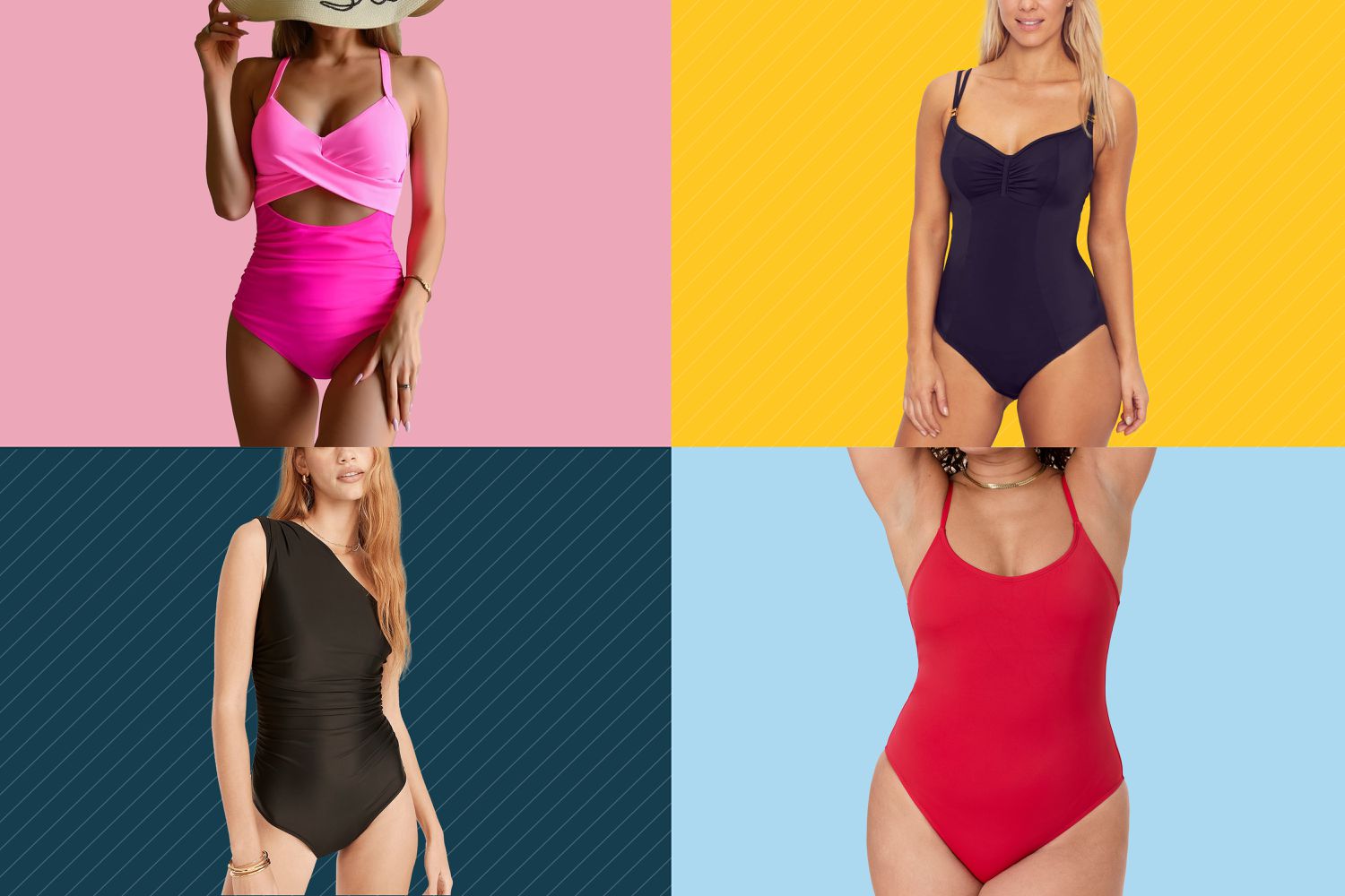 Woman wearing one piece swimsuit: Discover the most comfortable and flattering styles.