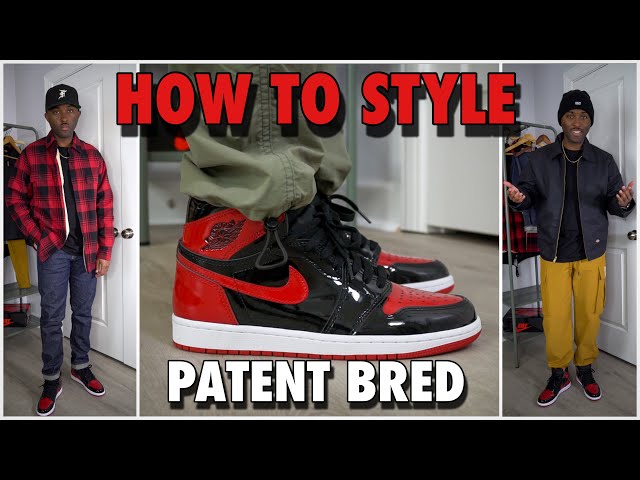 Rock Your Style: Best Outfit Ideas for Black and Orange Patent Leather Jordan 1!