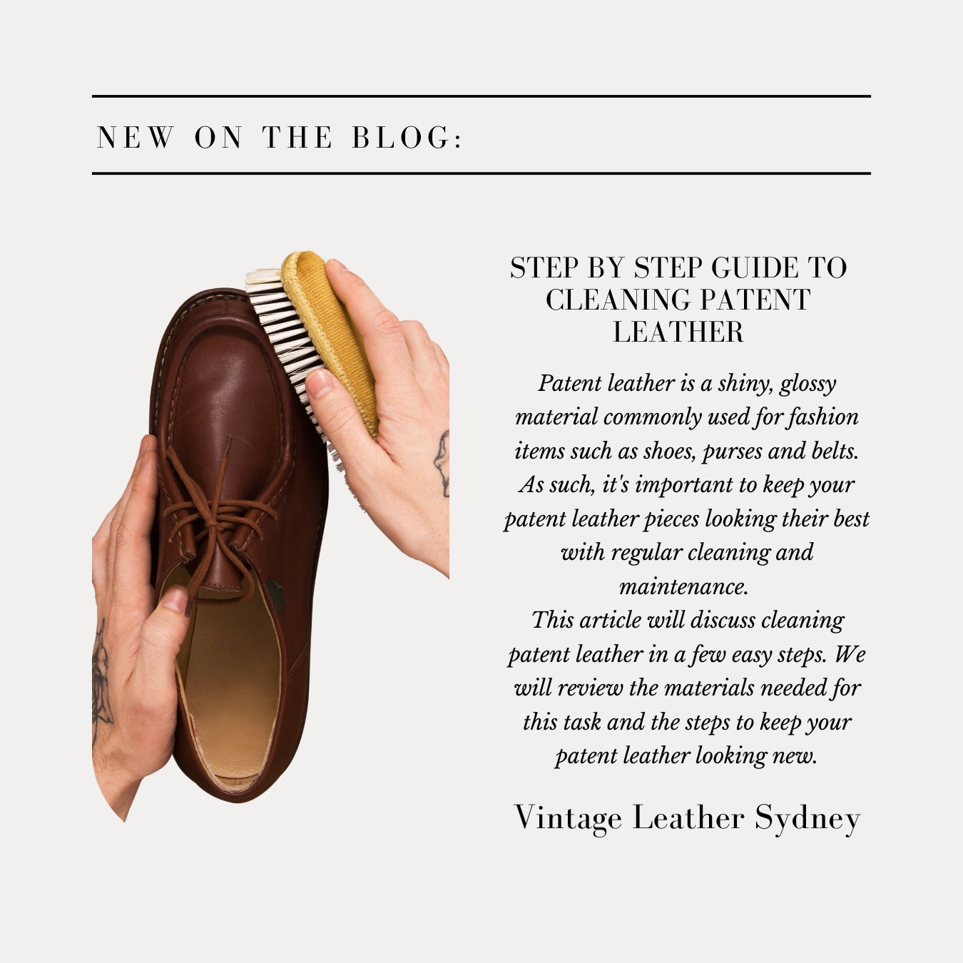 How to remove scuffs from patent leather? Easy tips for making your patent leather look new again!
