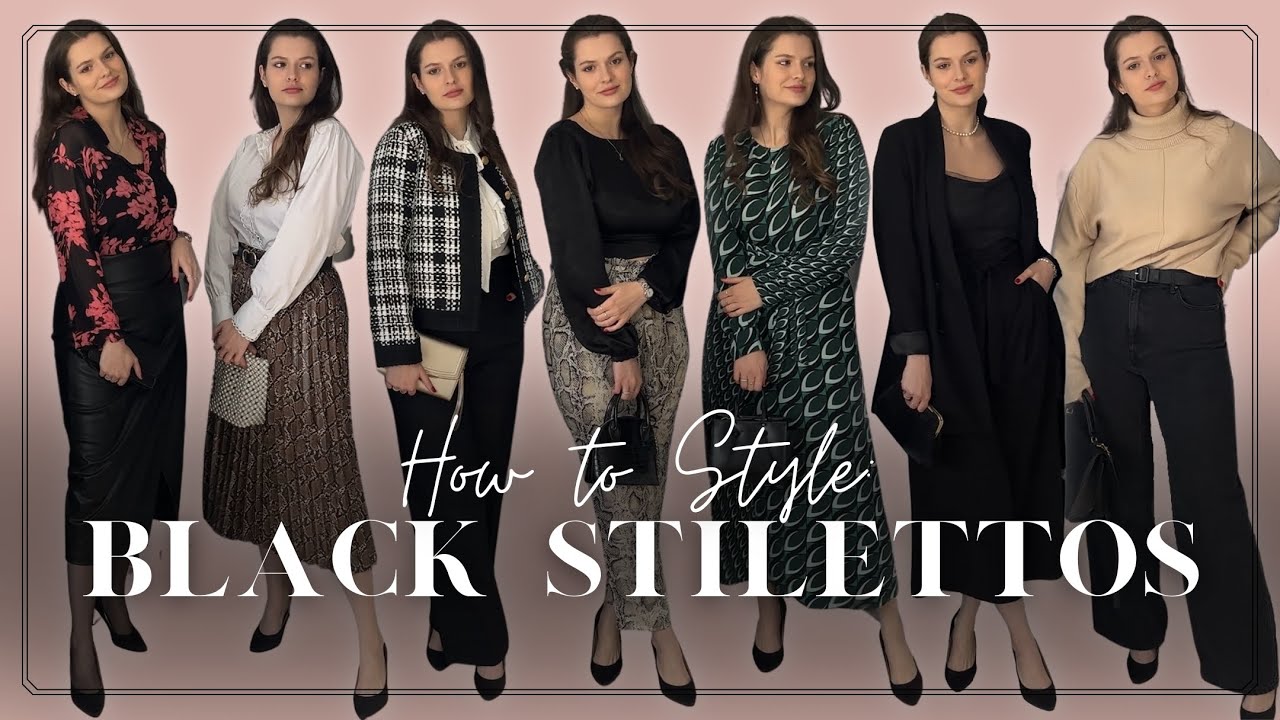 How to Style Black Stilettos? Check Out These Outfit Ideas with Black Stilettos for Every Occasion!