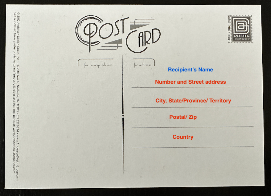Postcard Address Placement: Get It Right Every Time