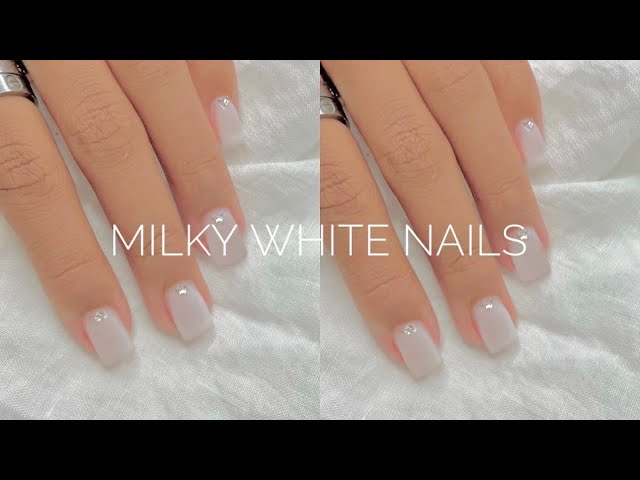 How to get white nails design | Easy DIY tutorial for you