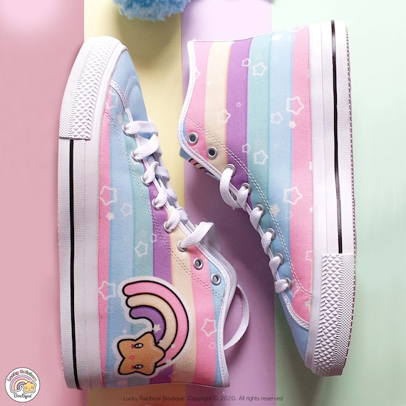 Cute Colorful Sneakers: Rock the Rainbow Trend This Season!