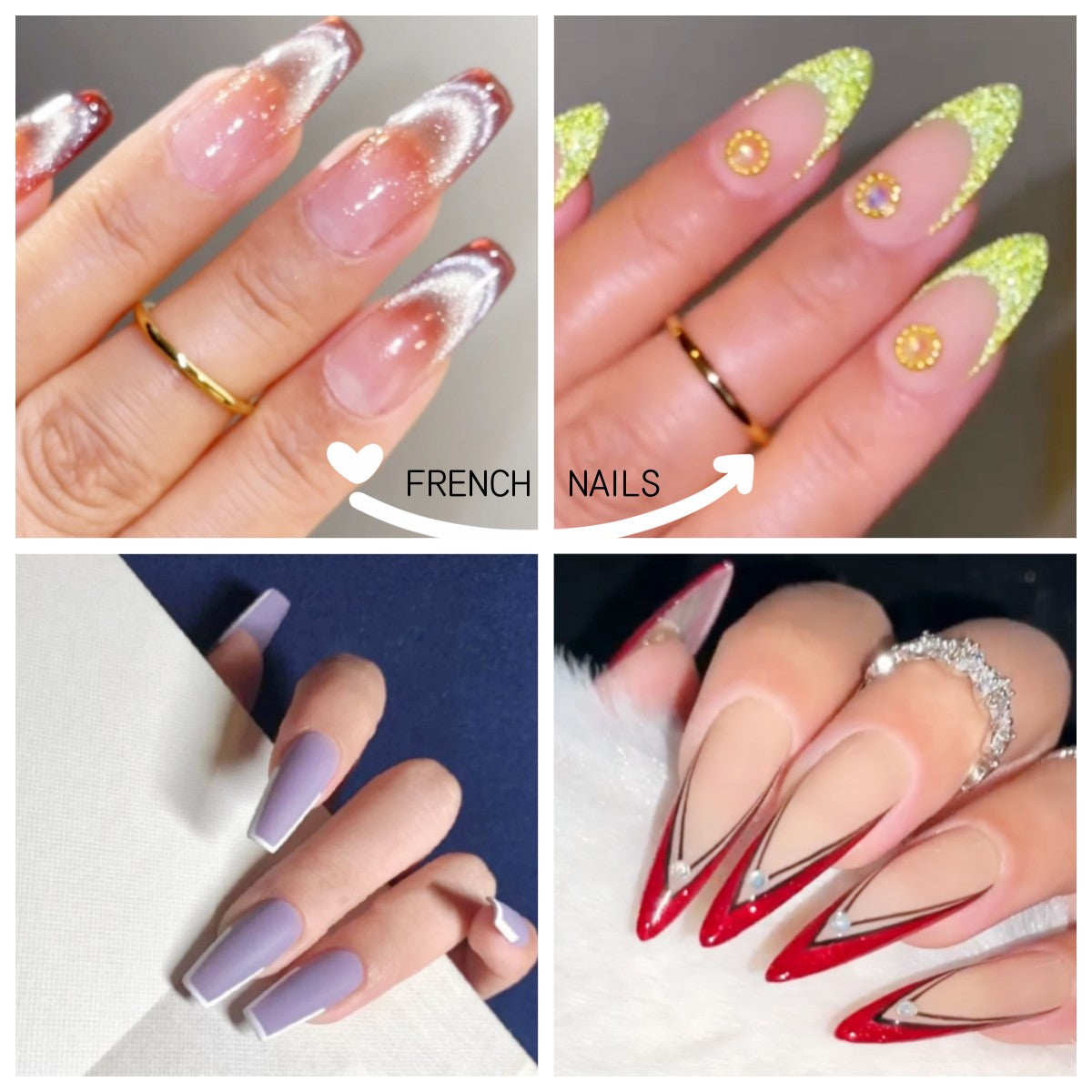 French Nails with Glitter: How to Get the Perfect Look at Home