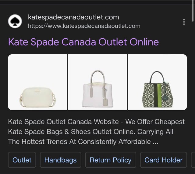Is katespadeoutlet.com legit? Find out before you shop!