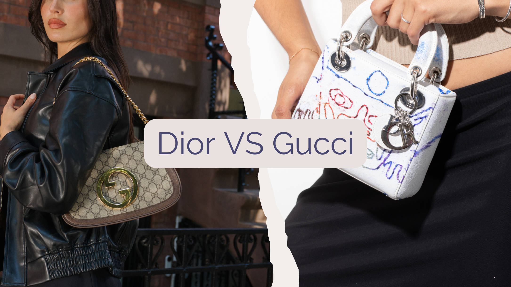 What are the main similarities of Dior & Gucci?