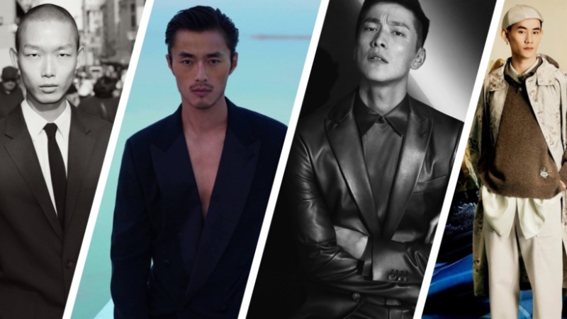 Who are the top male Chinese models in the industry?
