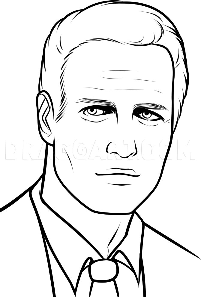 Easy paul newmen that you can draw (Fun ideas and techniques for drawing the star)
