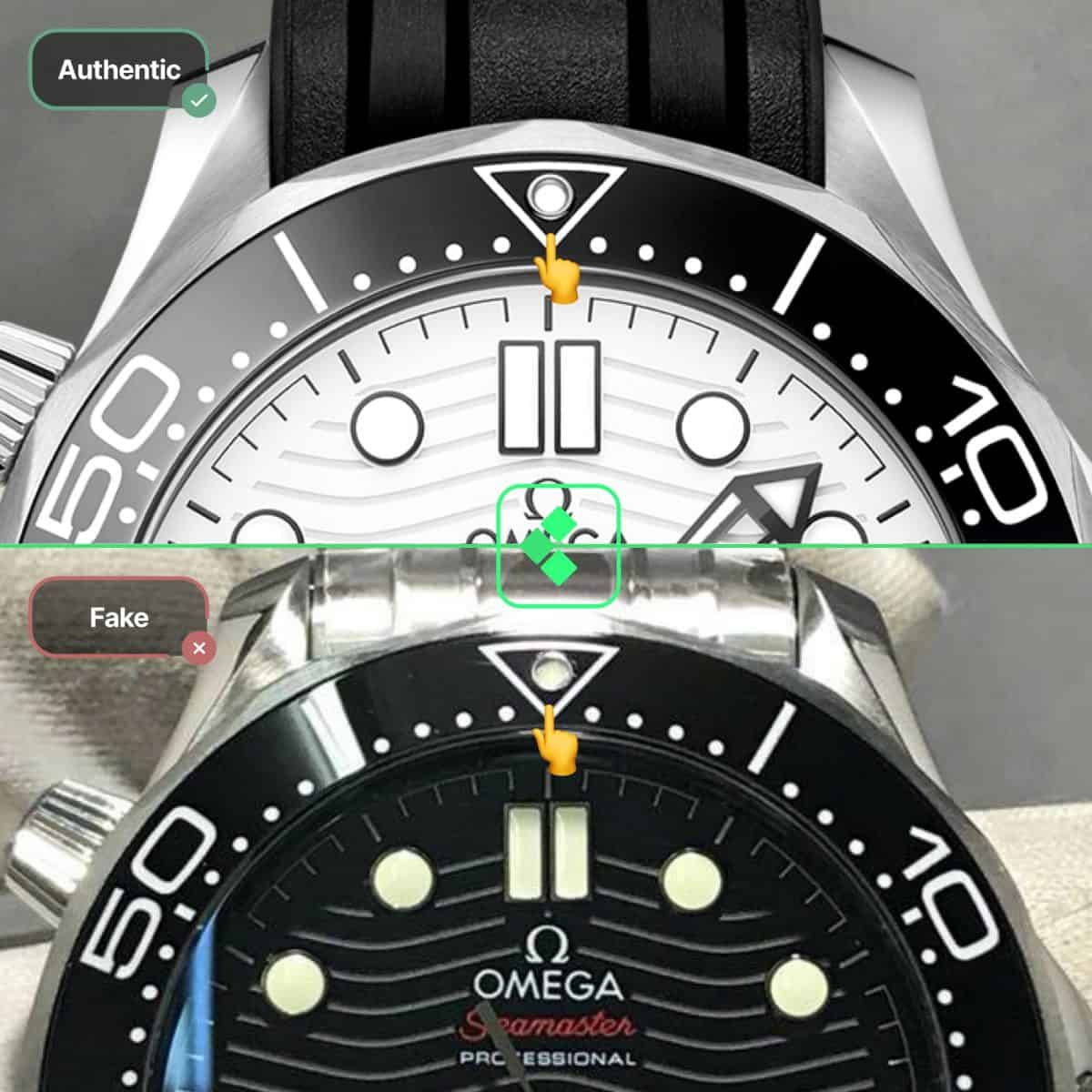 How to spot a genuine Seamaster Chronograph? (Easy checks to avoid fakes and buy with confidence!)