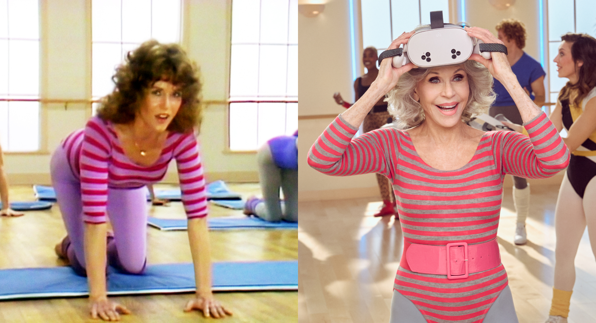 Which Jane Fonda exercise outfit is best for you? Explore different styles and find your match.