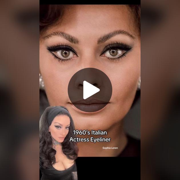 How to achieve Sophia Loren eye makeup? Unlock her famous winged liner secrets today!