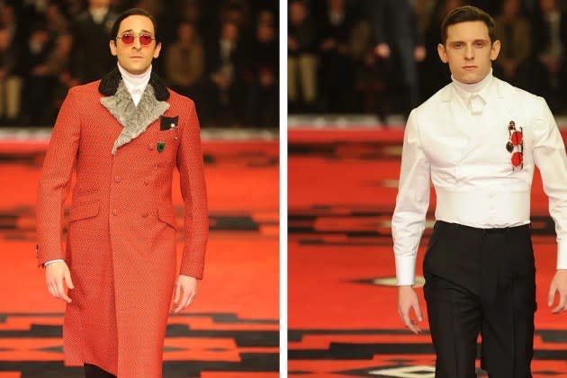 Who were the star models on the Prada villains runway? See the famous faces here!