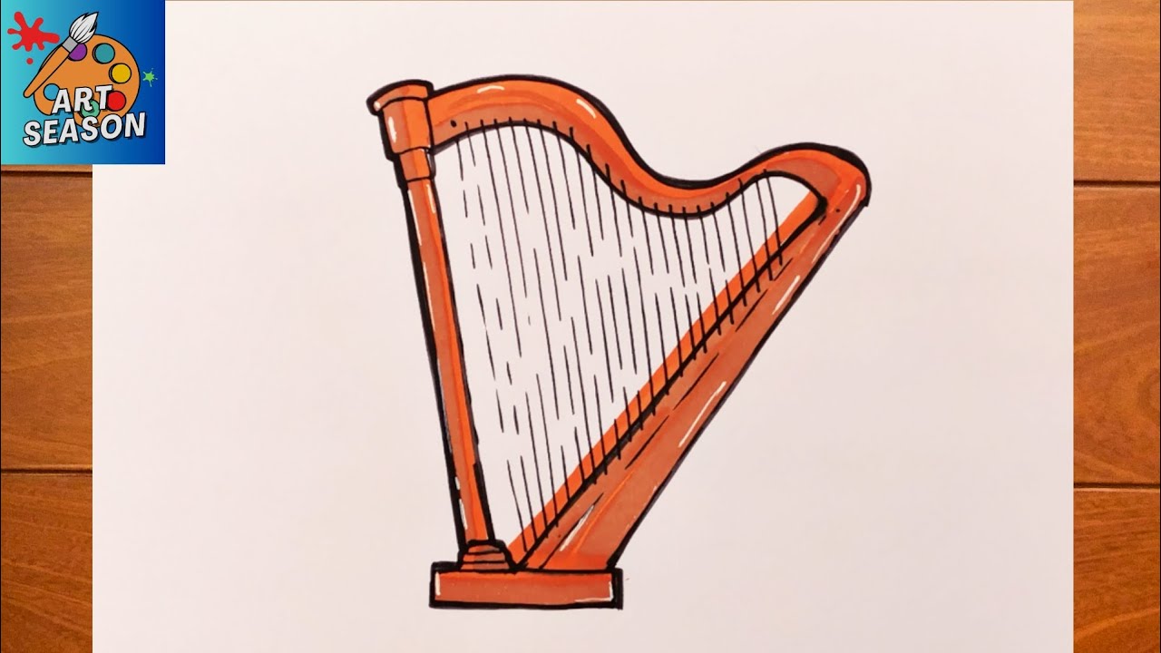 Learn about harp between stars and sea drawing (A simple guide to this wonderful art idea!)