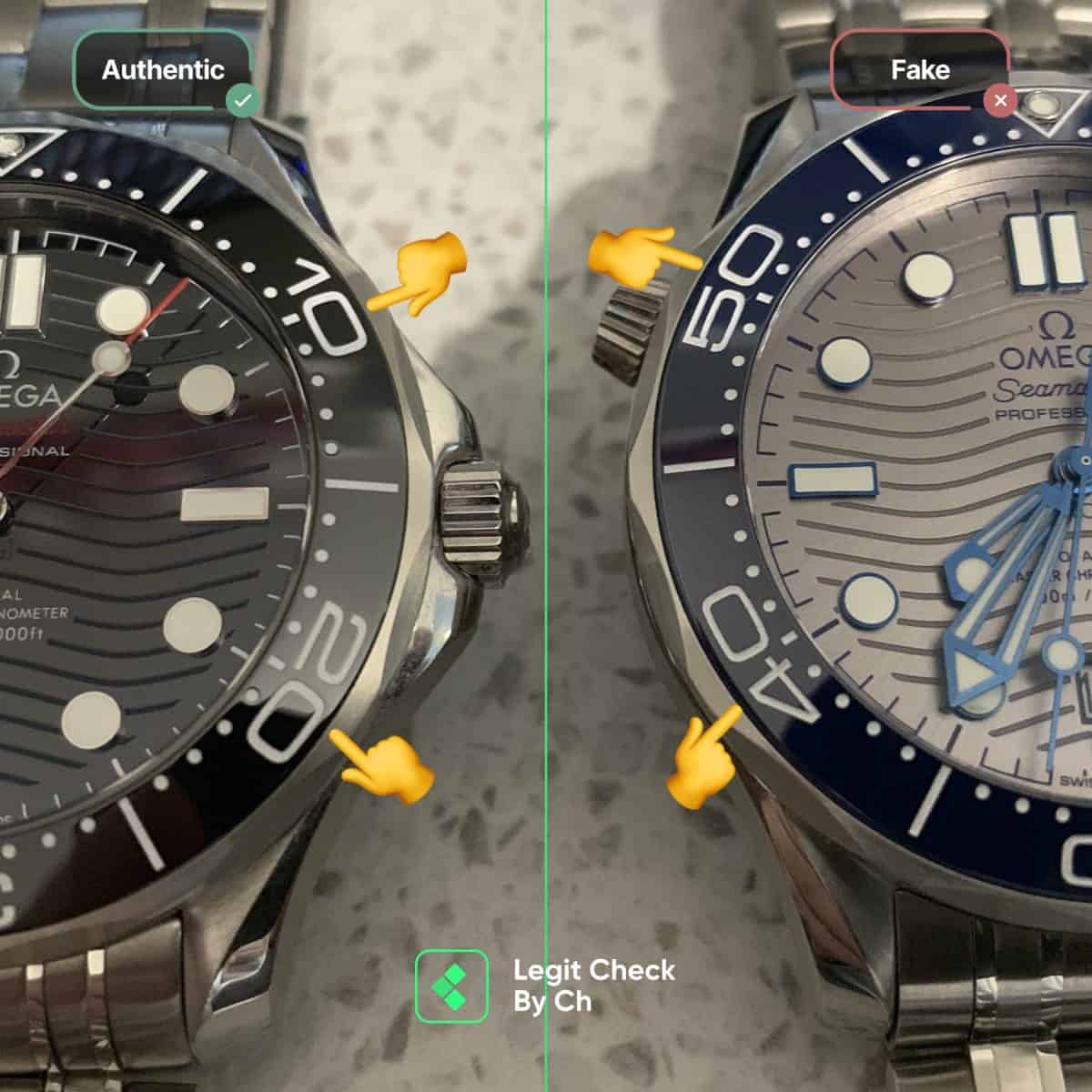 How to spot a genuine Seamaster Chronograph? (Easy checks to avoid fakes and buy with confidence!)