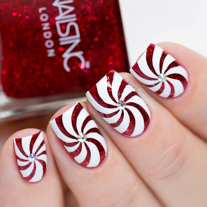 Getting festive with candy cane nails? (Learn how to create the perfect look)