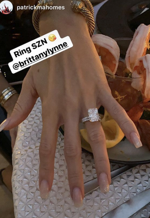 What does Patrick Mahomes wife ring look like? Discover the story behind her beautiful diamond.