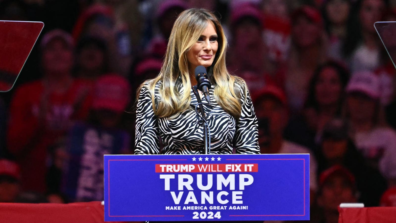 Was Melania Trump at Madison Square Garden recently? Get the latest news on her appearance.