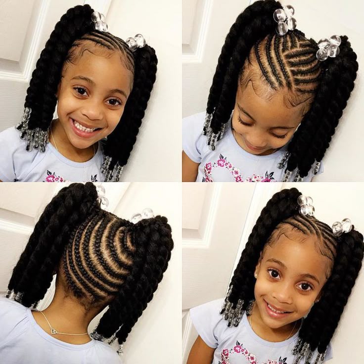 Need fresh cute little black girl hairstyles braids ideas? These cool and simple braids are perfect for school days!