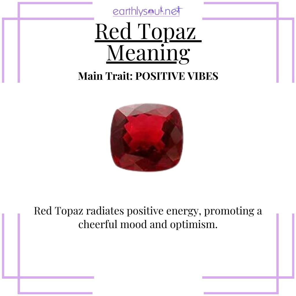What good things does red topaz do for you? (Learn about the amazing powers of this red crystal stone)
