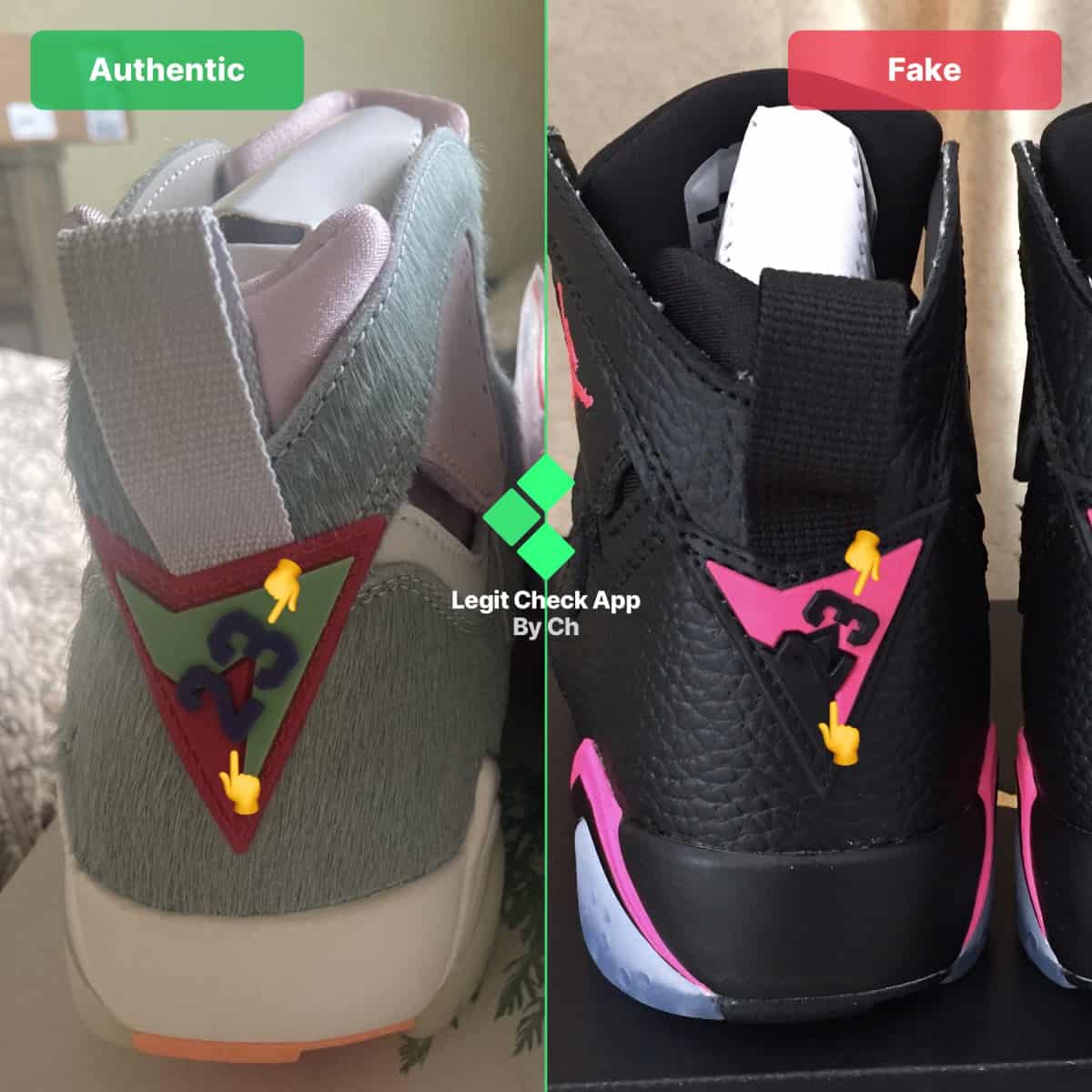Air Jordan 7 Hare real vs fake? Quick legit check guide!