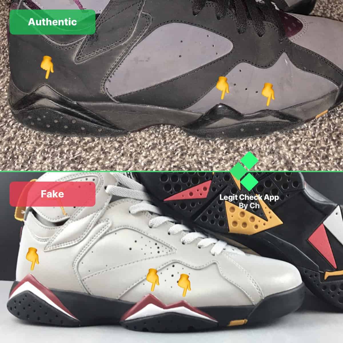 Air Jordan 7 Hare real vs fake? Quick legit check guide!