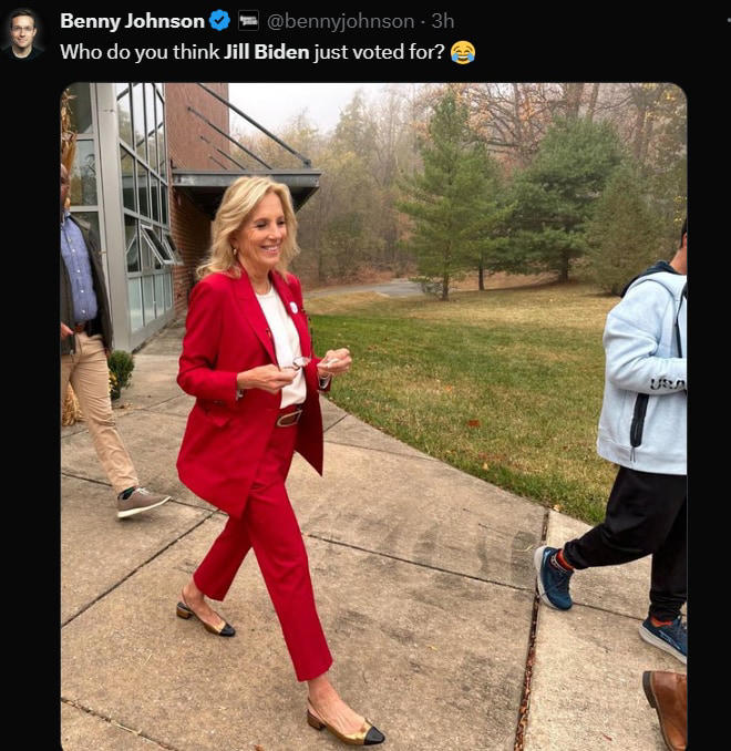 What was Jill Bidens election day outfit? We break down her stylish look for you.