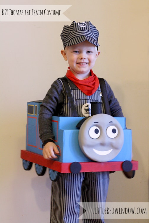 How to make a Thomas the Train costume? Get easy DIY ideas for a super fun and simple kids outfit!