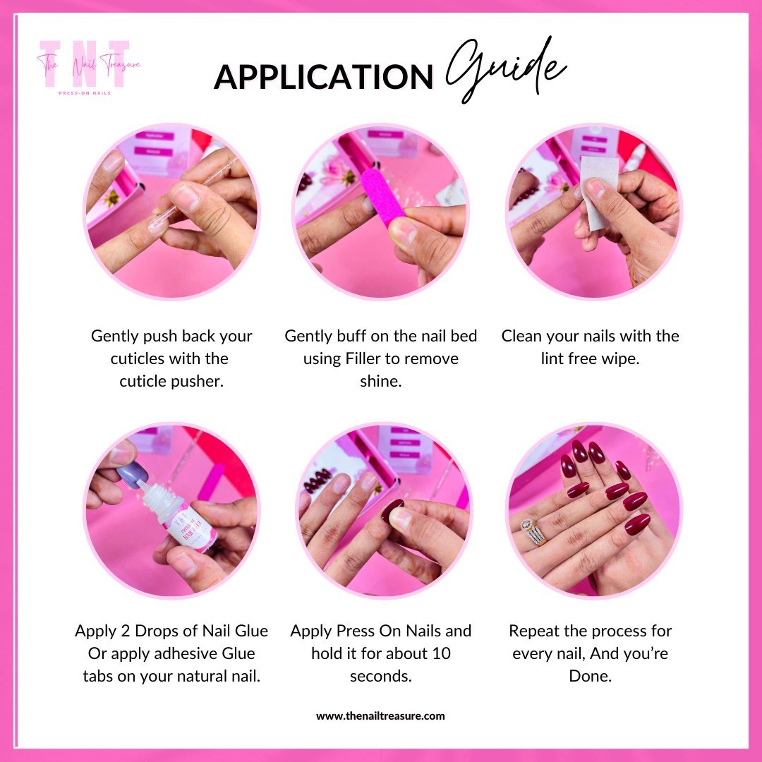 how to apply press on nails