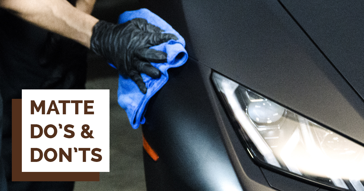 How do you keep a black ferrari matte looking perfect? Follow these easy care tips.