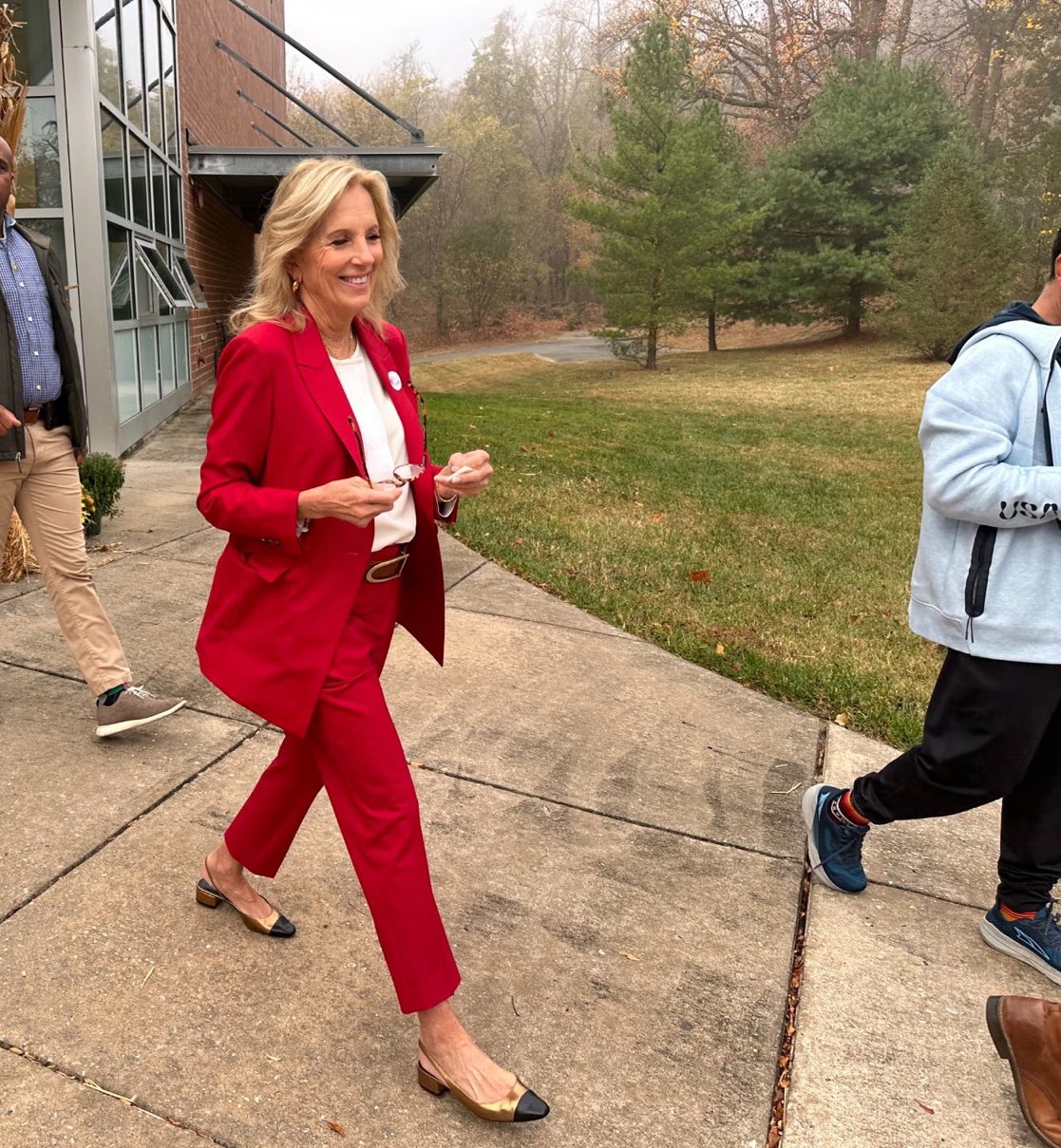 Looking for info on what did jill biden wear to vote? Get the full scoop on her casual voting look.