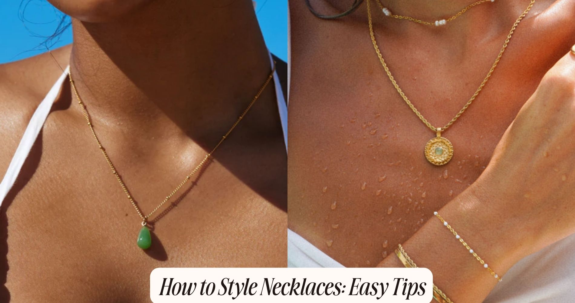 How to wear your 24 necklace? Easy style hacks to make your 24 necklace shine every day.