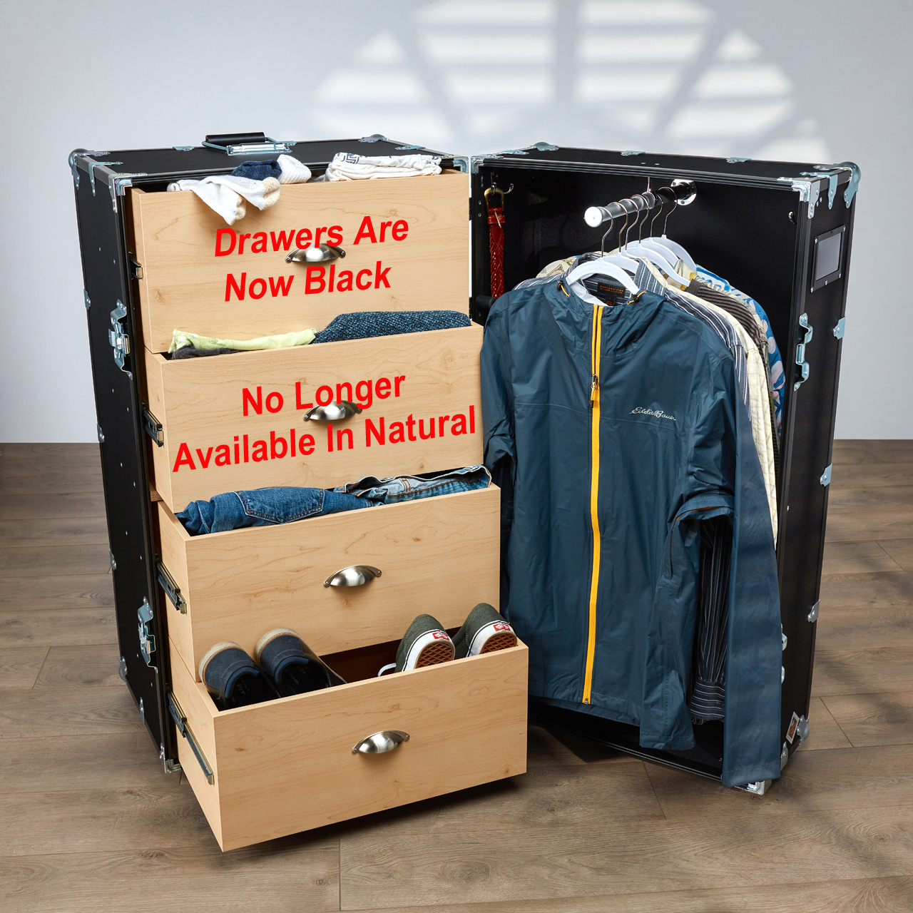 Is a wardrobe trunk still a thing? (Yes, it is a very chic choice for storage and a unique travel look)