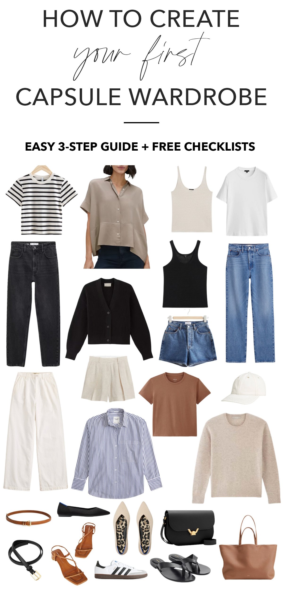 What are the essentials for a work minimalist capsule wardrobe? Discover the must have pieces.