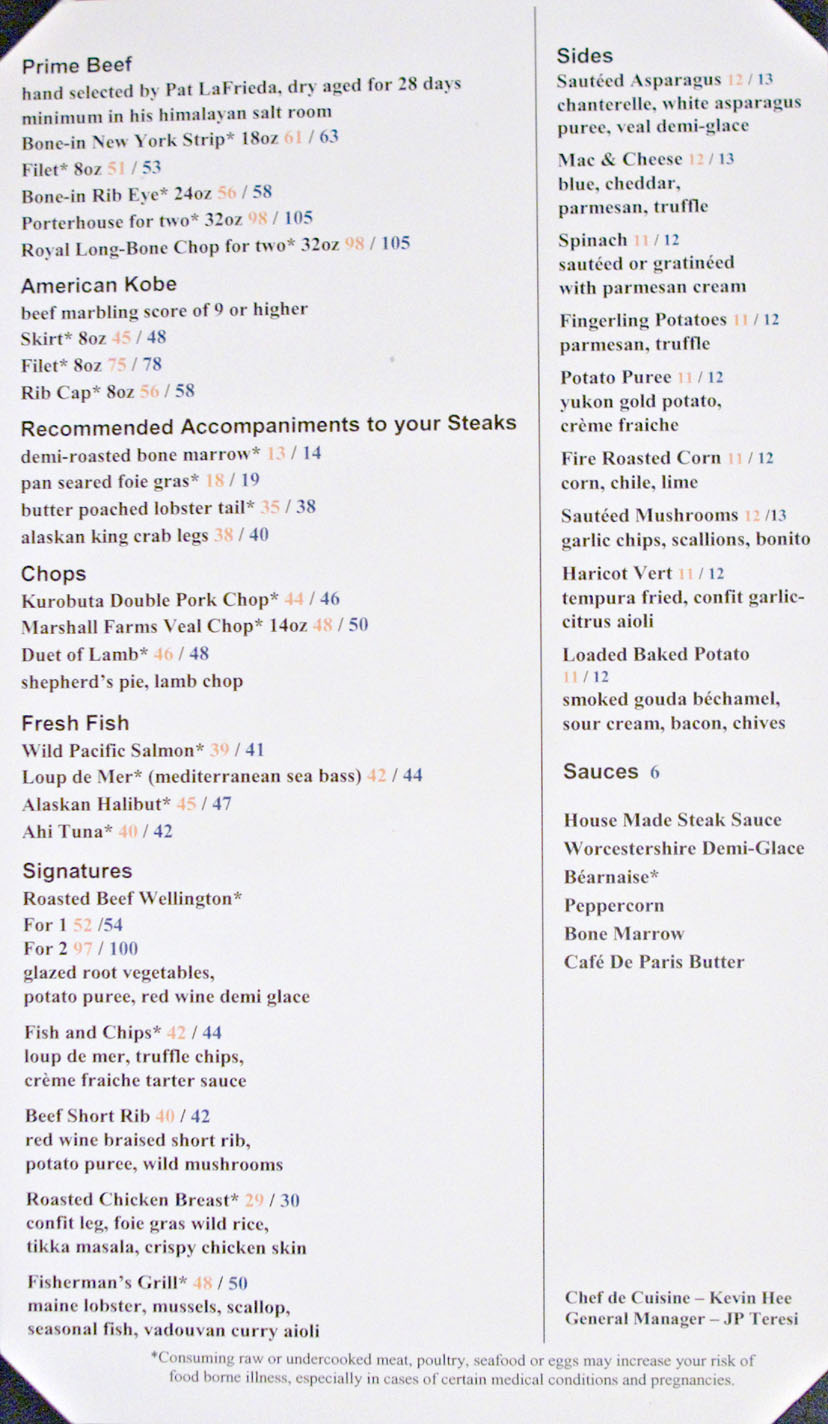 Comparing Ramsays Kitchen Las Vegas Menu Against Other Top Vegas Restaurants