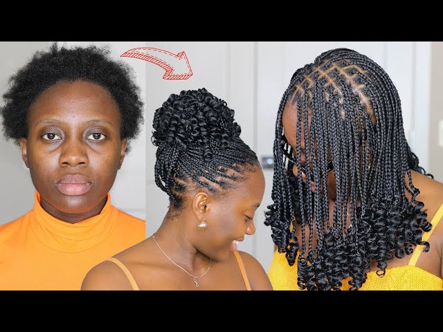 bob short box braids with curly ends why you need this style now