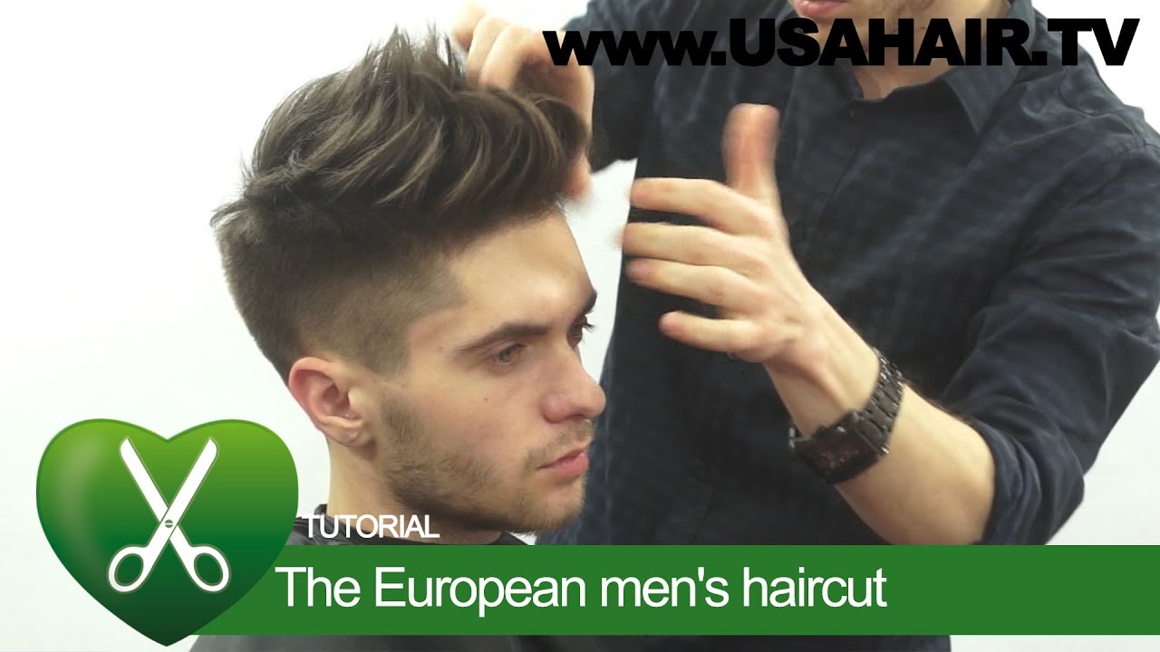 Barber secrets for perfect european male haircut step by step