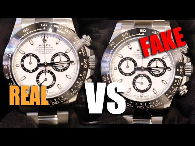 Gold Daytona Rolex Real or Fake? Spot Fake Watches with These Signs