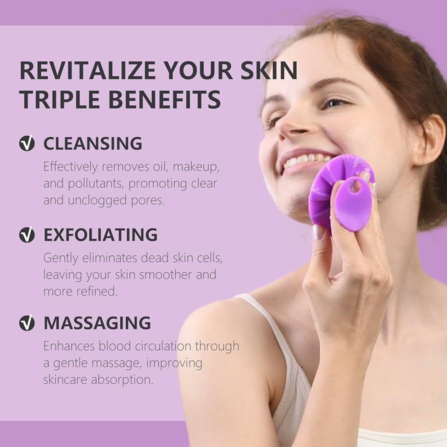 Benefits of silicone face scrubber (get smoother skin quickly now)