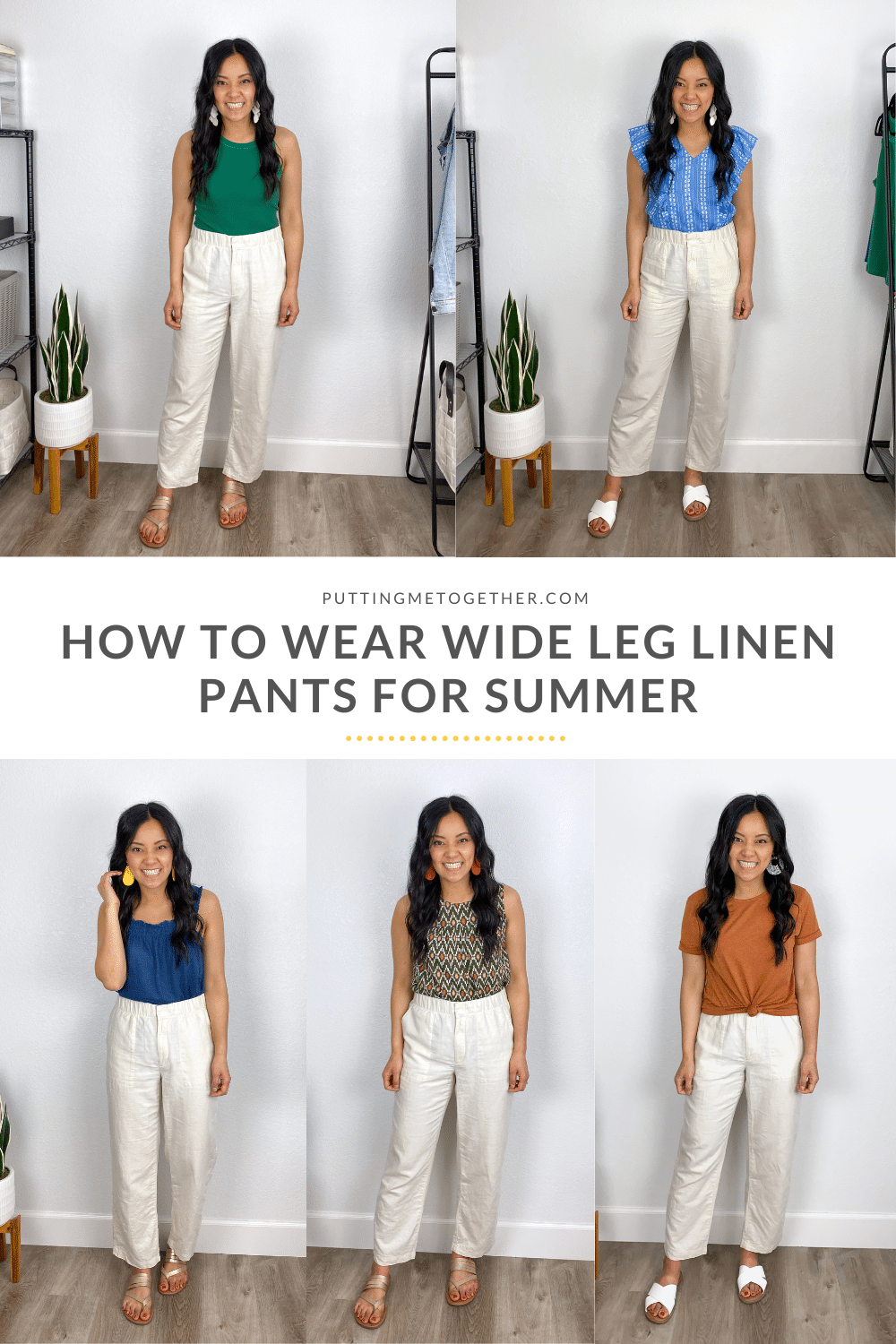 How to choose what to wear with wide leg pants – Quick tips for beginners.
