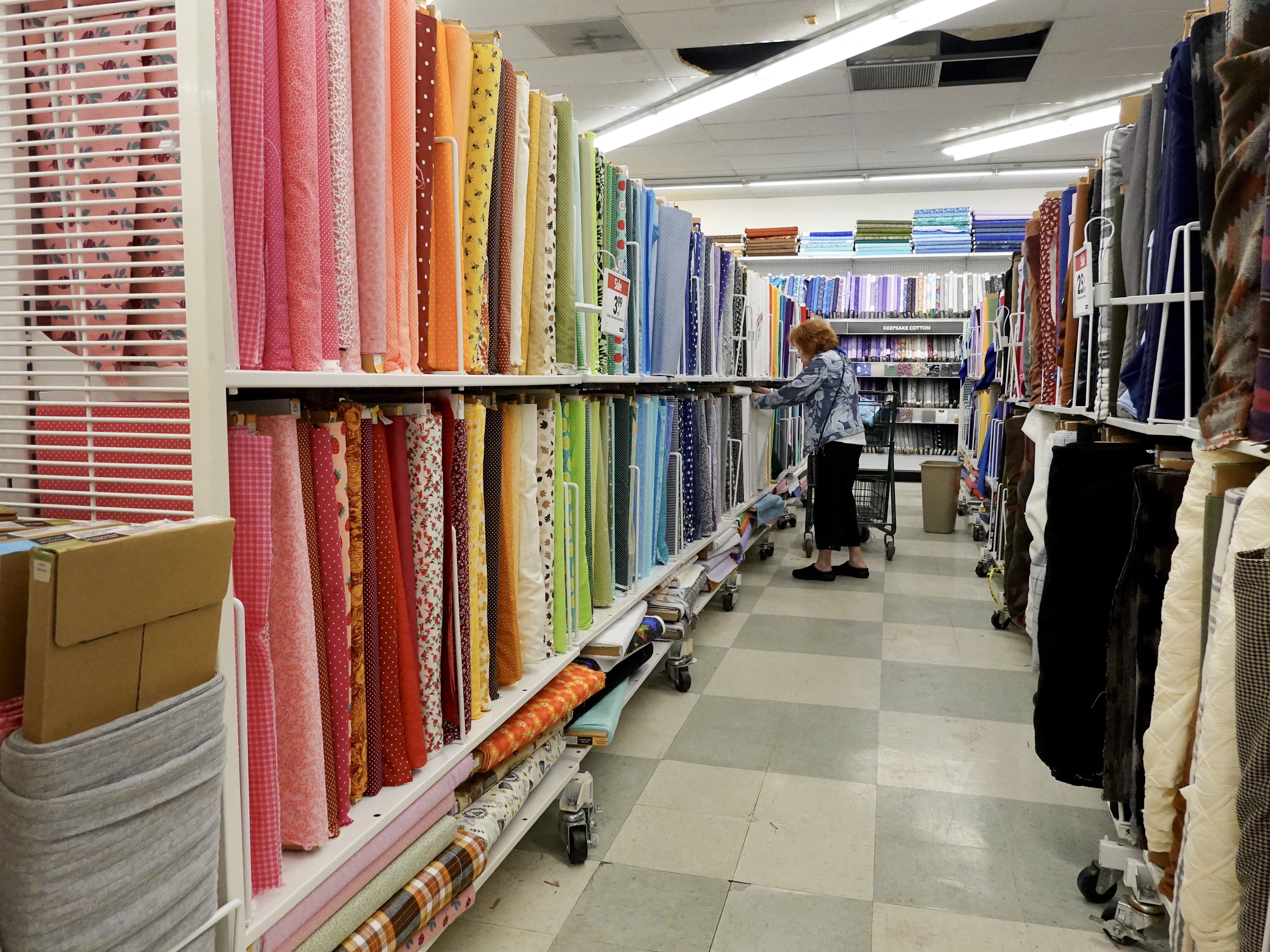 Joann Fabrics Schaumburg fabric selection view newest arrivals today