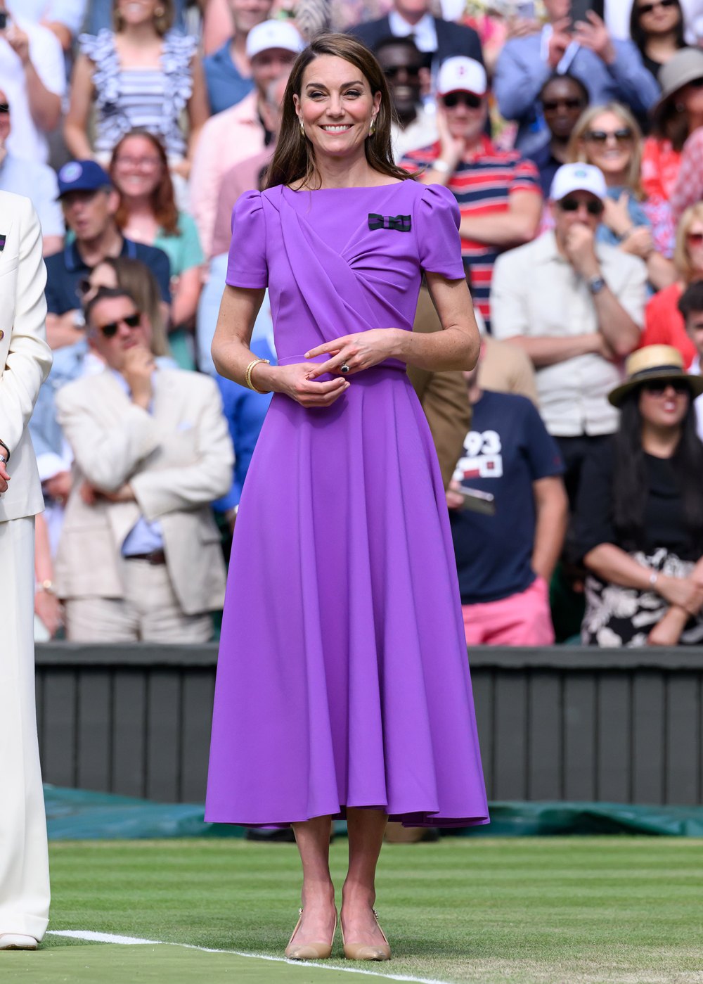 kate middleton purple dress