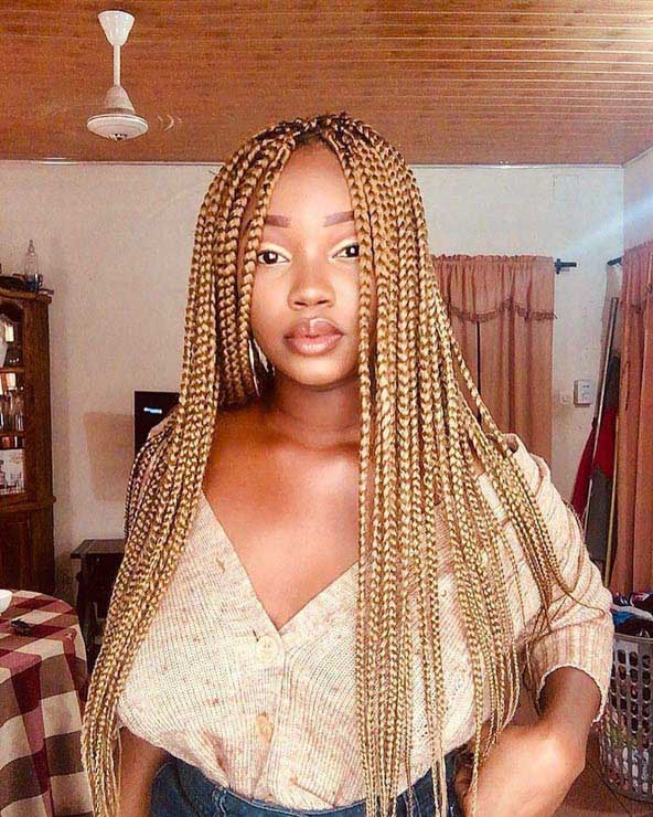 Best Size for Short Box Braids Which Width Works for Your Look
