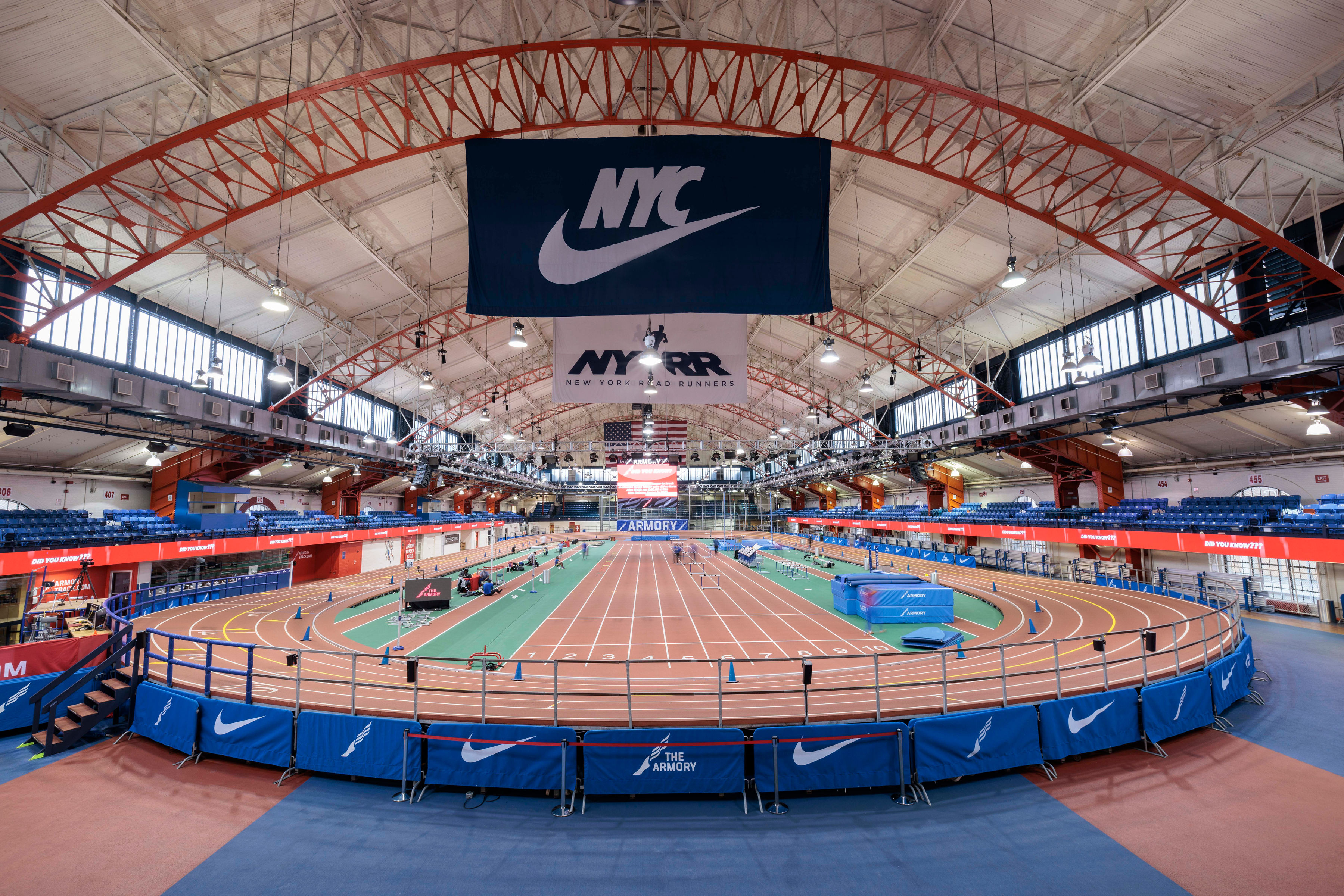 Discover Top Features at The Nike Track & Field Center at The Armory