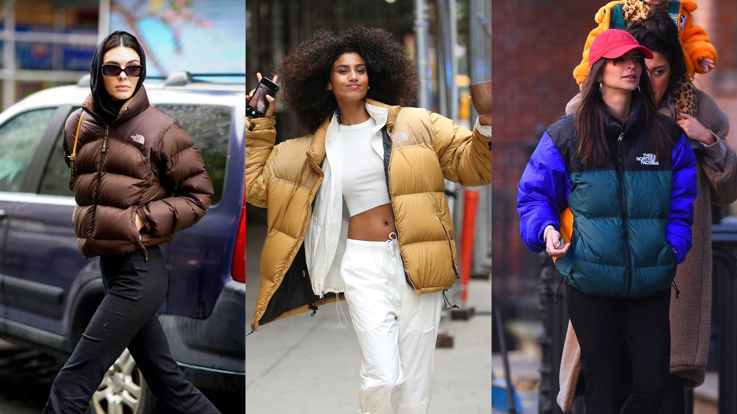 Celebrity North Face Jacket Styles See Who Wore What This Season