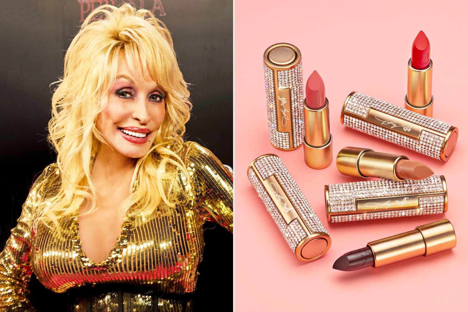 New Dolly Parton lipstick collection 2024 shades you must see