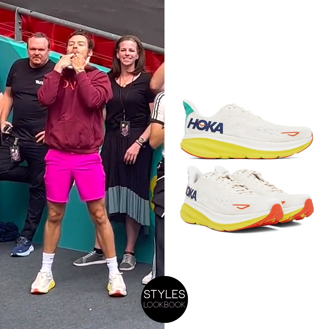 How to style Harry Styles Hoka shoes? Simple outfit tips for everyday look.